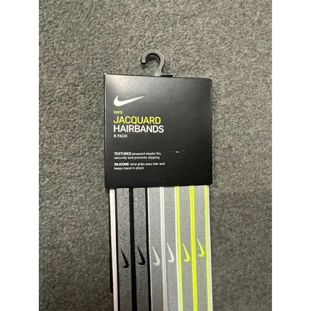 𝅺nike Jacquard Hairbands‎ 6 pack